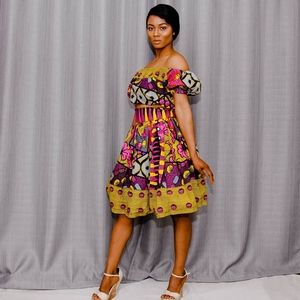 2 piece sets Ankara crop top and skirt